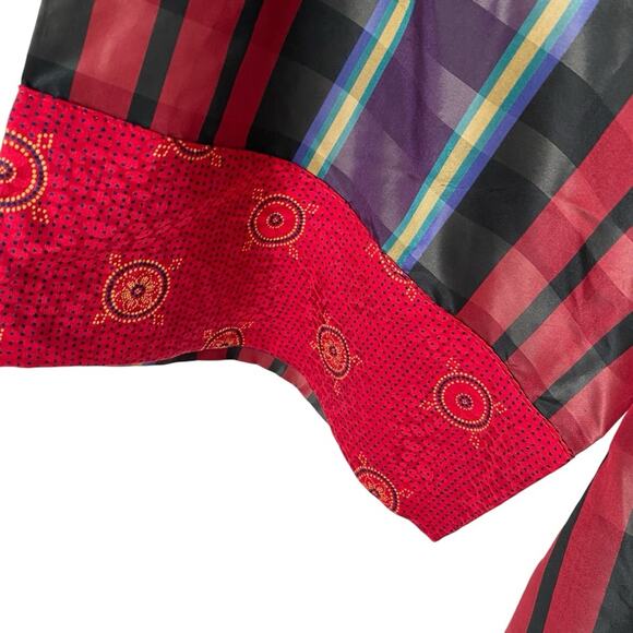 Kathy Louie Designer Imari Kimono Robe NWTs Silk Taffeta Jacquard Charmeuse OS - Picture 2 of 11